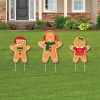 Big Dot Of Happiness Gingerbread Christmas - Outdoor Lawn Sign Decor Holiday Party Yard Display 3 Pc -Costway Shop 23278580 fpx