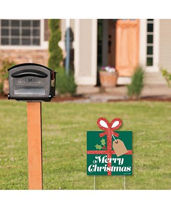 y Holiday Presents - Outdoor Lawn Sign - Christmas Party Yard Sign - 1 Pc Big Dot Of Happiness Y Holiday Presents - Outdoor Lawn Sign - Christmas Party Yard Sign - 1 Pc -Costway Shop