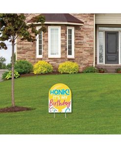 Big Dot Of Happiness K, It's My Birthday - Outdoor Lawn Sign - Party Parade Yard Sign - 1 Pc -Costway Shop 23278989 fpx