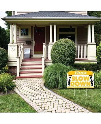Please Slow Down - Kids At Play Yard Sign Lawn Decor - Party Yardy Sign Big Dot Of Happiness Please Slow Down - Kids At Play Yard Sign Lawn Decor - Party Yardy Sign -Costway Shop