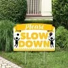 Big Dot Of Happiness Please Slow Down - Kids At Play Yard Sign Lawn Decor - Party Yardy Sign -Costway Shop 23279346 fpx