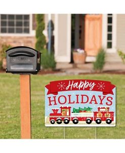 Big Dot Of Happiness Christmas Train - Holiday Party Yard Sign Lawn Decor - Party Yardy Sign 8 Big Dot Of Happiness Christmas Train - Holiday Party Yard Sign Lawn Decor - Party Yardy Sign -Costway Shop 23279373 fpx