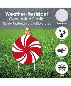 Big Dot Of Happiness Ornaments - Outdoor Lawn Decor - Holiday & Christmas Party Yard Signs - Set Of 8 4 Big Dot Of Happiness Ornaments - Outdoor Lawn Decor - Holiday & Christmas Party Yard Signs - Set Of 8 -Costway Shop 23279412 fpx