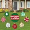 Big Dot Of Happiness Ornaments - Outdoor Lawn Decor - Holiday & Christmas Party Yard Signs - Set Of 8 -Costway Shop 23279413 fpx