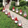 Big Dot Of Happiness Christmas Gnomes - Lawn Decorations - Outdoor Holiday Party Yard Decor - 10 Pc 1 Big Dot Of Happiness Christmas Gnomes - Lawn Decorations - Outdoor Holiday Party Yard Decor - 10 Pc -Costway Shop 23279429 fpx
