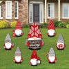 Big Dot Of Happiness Christmas Gnomes - Outdoor Lawn Decor - Holiday Party Yard Signs - Set Of 8 2 Big Dot Of Happiness Christmas Gnomes - Outdoor Lawn Decor - Holiday Party Yard Signs - Set Of 8 -Costway Shop 23279432 fpx