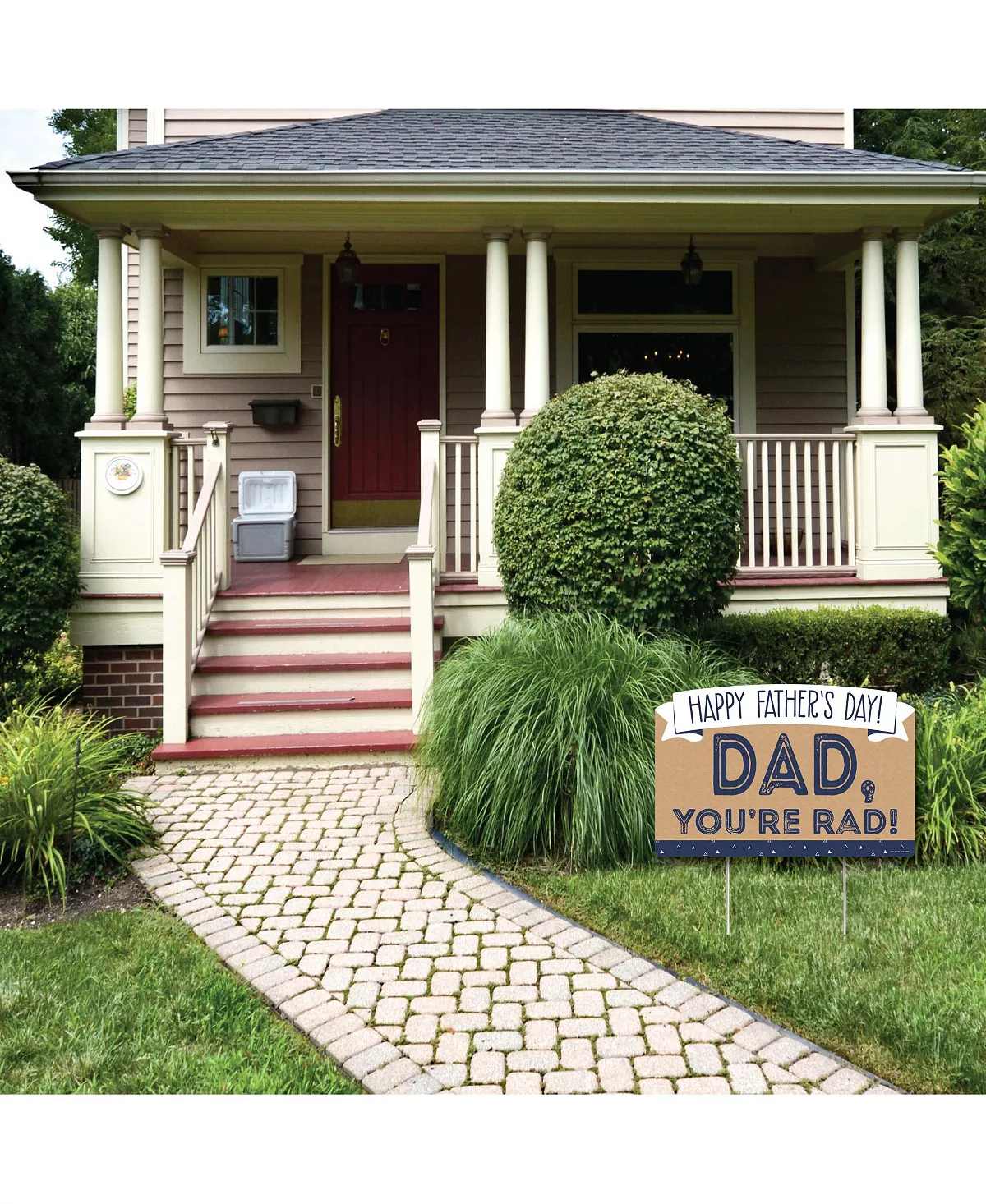 Big Dot Of Happiness My Dad Is Rad - Father's Day Party Yard Sign Lawn Decorations - Party Yardy Sign 5 Big Dot Of Happiness My Dad Is Rad - Father's Day Party Yard Sign Lawn Decorations - Party Yardy Sign - Image 3