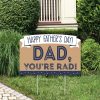 Big Dot Of Happiness My Dad Is Rad - Father's Day Party Yard Sign Lawn Decorations - Party Yardy Sign 1 Big Dot Of Happiness My Dad Is Rad - Father's Day Party Yard Sign Lawn Decorations - Party Yardy Sign -Costway Shop 23279643 fpx