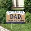 Big Dot Of Happiness My Dad Is Rad - Father's Day Party Yard Sign Lawn Decorations - Party Yardy Sign -Costway Shop 23279643 fpx
