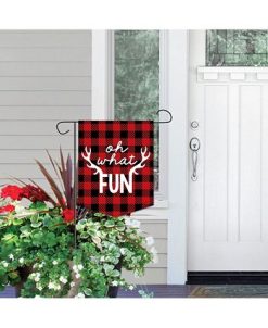 Big Dot Of Happiness Prancing Plaid Reindeer Holiday & Christmas Party Garden Flag 12 X 15.25 4 Big Dot Of Happiness Prancing Plaid Reindeer Holiday & Christmas Party Garden Flag 12 X 15.25 -Costway Shop 23280933 fpx