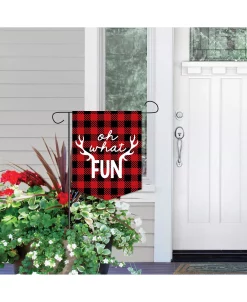 Big Dot Of Happiness Prancing Plaid Reindeer Holiday & Christmas Party Garden Flag 12 X 15.25 8 Big Dot Of Happiness Prancing Plaid Reindeer Holiday & Christmas Party Garden Flag 12 X 15.25 -Costway Shop 23280933 fpx