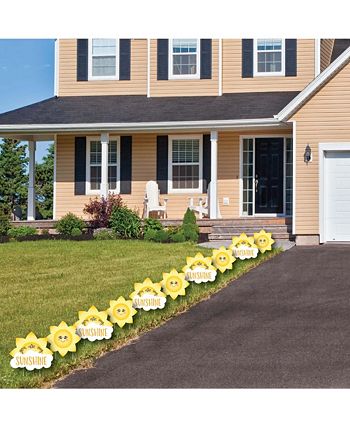 You Are My Sunshine - Sun & Cloud Lawn Decor - Outdoor Party Yard Decor - 10 Pc Big Dot Of Happiness You Are My Sunshine - Sun & Cloud Lawn Decor - Outdoor Party Yard Decor - 10 Pc -Costway Shop