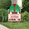 Big Dot Of Happiness Ugly Sweater - Party Decorations - Holiday And Christmas Welcome Yard Sign -Costway Shop 23282516 fpx