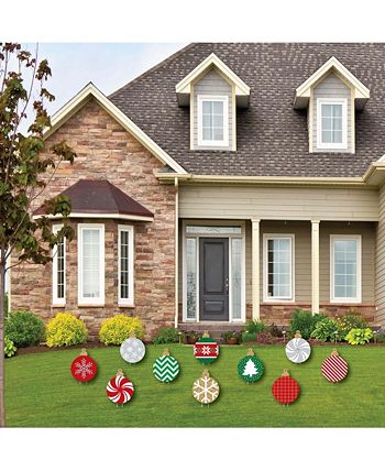 Ornaments Lawn Decorations - Outdoor Holiday & Christmas Yard Decor - 10 Piece Big Dot Of Happiness Ornaments Lawn Decorations - Outdoor Holiday & Christmas Yard Decor - 10 Piece -Costway Shop