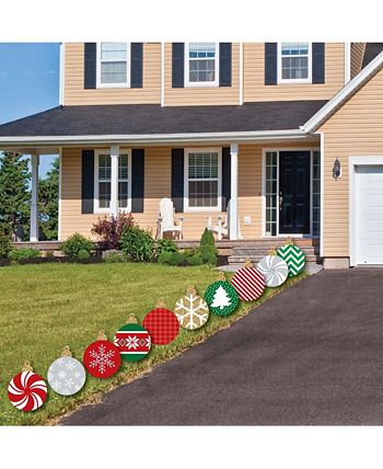 Ornaments Lawn Decorations - Outdoor Holiday & Christmas Yard Decor - 10 Piece Big Dot Of Happiness Ornaments Lawn Decorations - Outdoor Holiday & Christmas Yard Decor - 10 Piece -Costway Shop
