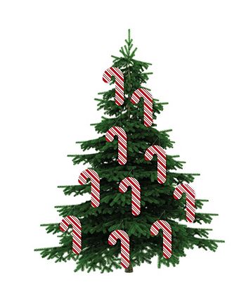 Candy Cane - Outdoor Hanging Holiday And Christmas Party Decor - 10 Pc Big Dot Of Happiness Candy Cane - Outdoor Hanging Holiday And Christmas Party Decor - 10 Pc -Costway Shop