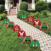 Big Dot Of Happiness Ugly Sweater - Sweater Lawn Decor - Outdoor Holiday & Christmas Yard Decor 10 Pc -Costway Shop 23282576 fpx