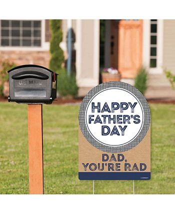 My Dad Is Rad - Party Decorations - Father's Day Welcome Yard Sign Big Dot Of Happiness My Dad Is Rad - Party Decorations - Father's Day Welcome Yard Sign -Costway Shop