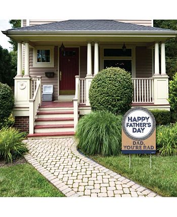 My Dad Is Rad - Party Decorations - Father's Day Welcome Yard Sign Big Dot Of Happiness My Dad Is Rad - Party Decorations - Father's Day Welcome Yard Sign -Costway Shop