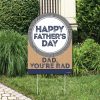 Big Dot Of Happiness My Dad Is Rad - Party Decorations - Father's Day Welcome Yard Sign