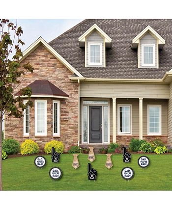 Big Dot Of Happiness My Dad Is Rad - Lawn Decor - Outdoor Father's Day Yard Decor - 10 Pc 4 Big Dot Of Happiness My Dad Is Rad - Lawn Decor - Outdoor Father's Day Yard Decor - 10 Pc - Image 2