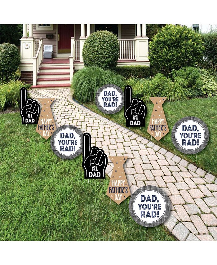 Big Dot Of Happiness My Dad Is Rad - Lawn Decor - Outdoor Father's Day Yard Decor - 10 Pc 3 Big Dot Of Happiness My Dad Is Rad - Lawn Decor - Outdoor Father's Day Yard Decor - 10 Pc