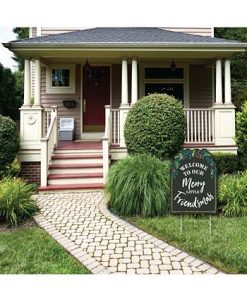 Big Dot Of Happiness Rustic Merry Friendsmas - Party Decor Friends Christmas Party Welcome Yard Sign -Costway Shop 23283382 fpx