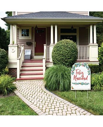 Feliz Navidad - Party Decor Holiday & Spanish Christmas Party Welcome Yard Sign Big Dot Of Happiness Feliz Navidad - Party Decor Holiday & Spanish Christmas Party Welcome Yard Sign -Costway Shop