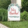 Big Dot Of Happiness Feliz Navidad - Party Decor Holiday & Spanish Christmas Party Welcome Yard Sign