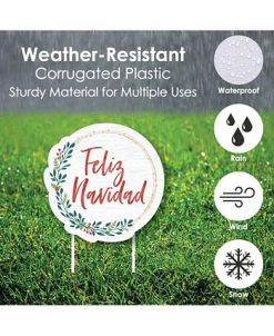 Big Dot Of Happiness Feliz Navidad - Lawn Decor - Holiday & Spanish Christmas Yard Signs - Set Of 8 4 Big Dot Of Happiness Feliz Navidad - Lawn Decor - Holiday & Spanish Christmas Yard Signs - Set Of 8 -Costway Shop 23283408 fpx