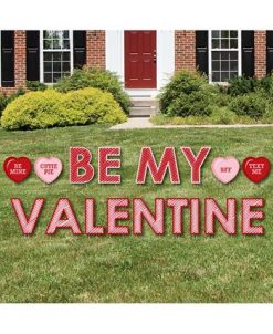 Big Dot Of Happiness Conversation Hearts - Outdoor Lawn Decor - Yard Signs - Be My Valentine 4 Big Dot Of Happiness Conversation Hearts - Outdoor Lawn Decor - Yard Signs - Be My Valentine -Costway Shop 23283479 fpx