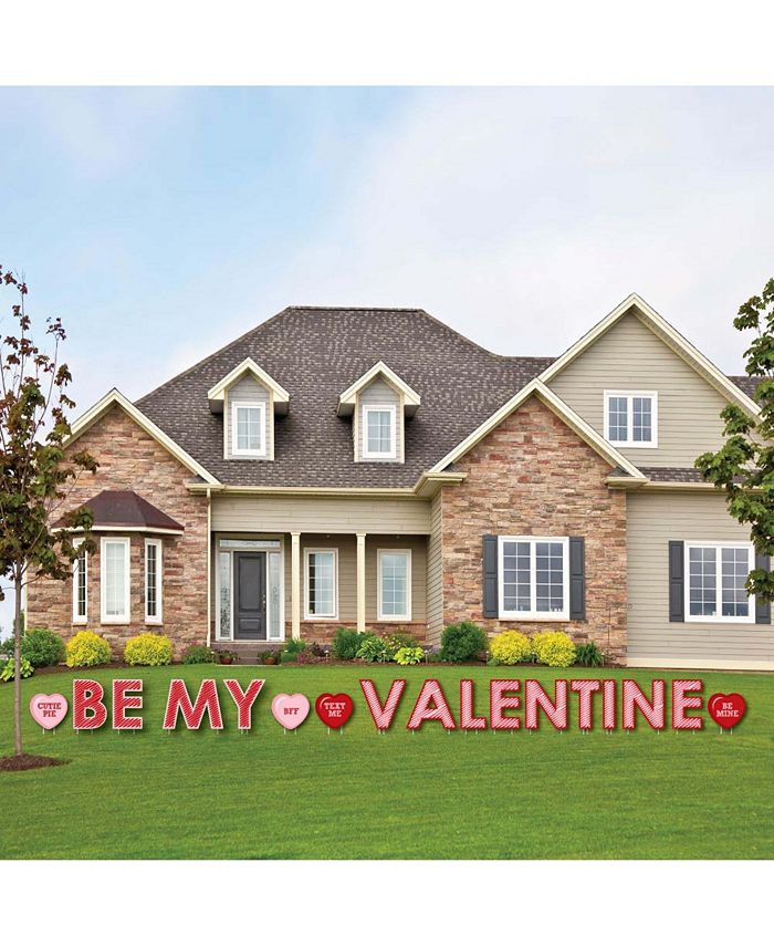 Conversation Hearts - Outdoor Lawn Decor - Yard Signs - Be My Valentine Big Dot Of Happiness Conversation Hearts - Outdoor Lawn Decor - Yard Signs - Be My Valentine -Costway Shop