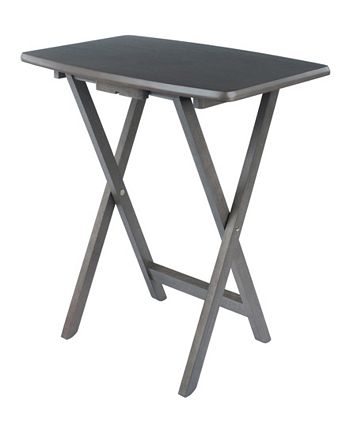 Dorian 5-Piece Wood Snack Table Set Winsome Dorian 5-Piece Wood Snack Table Set -Costway Shop