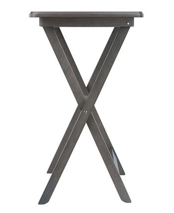 Dorian 5-Piece Wood Snack Table Set Winsome Dorian 5-Piece Wood Snack Table Set -Costway Shop