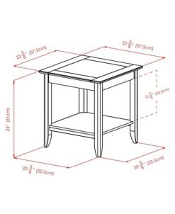 Winsome Santino 24.02 Wood Accent Table 17 Winsome Santino 24.02 Wood Accent Table -Costway Shop 23352983 fpx