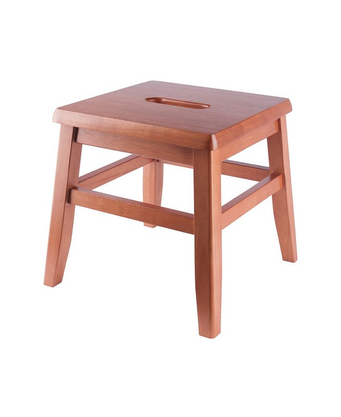 Winsome Kaya 2-Piece Wood Conductor Stool Set 6 Winsome Kaya 2-Piece Wood Conductor Stool Set - Image 4