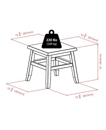 Winsome Kaya 2-Piece Wood Conductor Stool Set 10 Winsome Kaya 2-Piece Wood Conductor Stool Set - Image 8