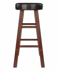 Winsome Maria 2-Piece Wood Cushion Seat Counter Stool Set -Costway Shop 23353520 fpx