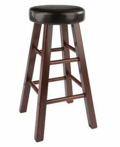 Winsome Maria 2-Piece Wood Cushion Seat Counter Stool Set -Costway Shop 23353522 fpx