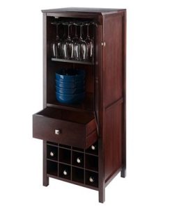 Winsome Brooke Jelly 47.44 Wood 3-Section Cupboard -Costway Shop 23353546 fpx