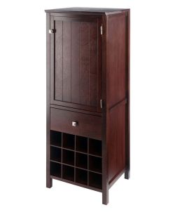 Winsome Brooke Jelly 47.44 Wood 3-Section Cupboard