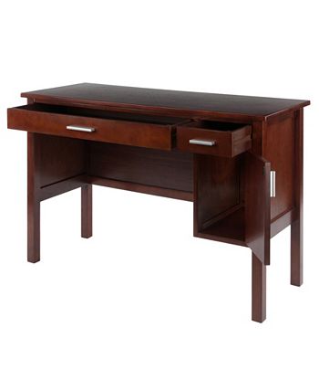 Emmett 29.53 Wood Writing Desk Winsome Emmett 29.53 Wood Writing Desk -Costway Shop