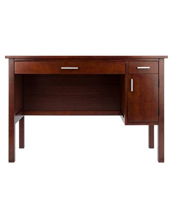 Emmett 29.53 Wood Writing Desk Winsome Emmett 29.53 Wood Writing Desk -Costway Shop