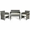 Costway 4PCS Rattan Patio Furniture Set Garden Lawn Sofa Cushioned Seat 1 Costway 4PCS Rattan Patio Furniture Set Garden Lawn Sofa Cushioned Seat -Costway Shop 23678645 fpx