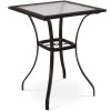 Costway Outdoor Patio Rattan Wicker Bar Square Table Glass Top Yard Garden Furniture 2 Costway Outdoor Patio Rattan Wicker Bar Square Table Glass Top Yard Garden Furniture -Costway Shop 23678664 fpx