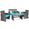Costway 4PCS Patio Rattan Furniture Set Conversation Glass Table Top Cushioned 1 Costway 4PCS Patio Rattan Furniture Set Conversation Glass Table Top Cushioned -Costway Shop 23697282 fpx