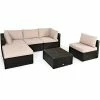 Costway 6PCS Outdoor Patio Rattan Furniture Set Cushioned Sectional Sofa Ottoman 1 Costway 6PCS Outdoor Patio Rattan Furniture Set Cushioned Sectional Sofa Ottoman -Costway Shop 23697289 fpx