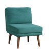 Lifestyle Solutions 31.9 Wood, Steel, Foam And Polyester Darcy Armless Accent Chair