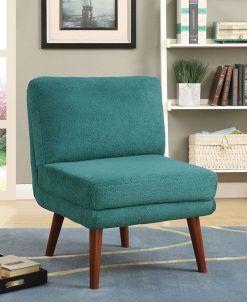 Lifestyle Solutions 31.9 Wood, Steel, Foam And Polyester Darcy Armless Accent Chair -Costway Shop 23810224 fpx