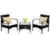 Costway 3 PCS Furniture Set Table & 2 Chair Patio Wicker Rattan W/Cushion 2 Costway 3 PCS Furniture Set Table & 2 Chair Patio Wicker Rattan W/Cushion -Costway Shop 23820841 fpx